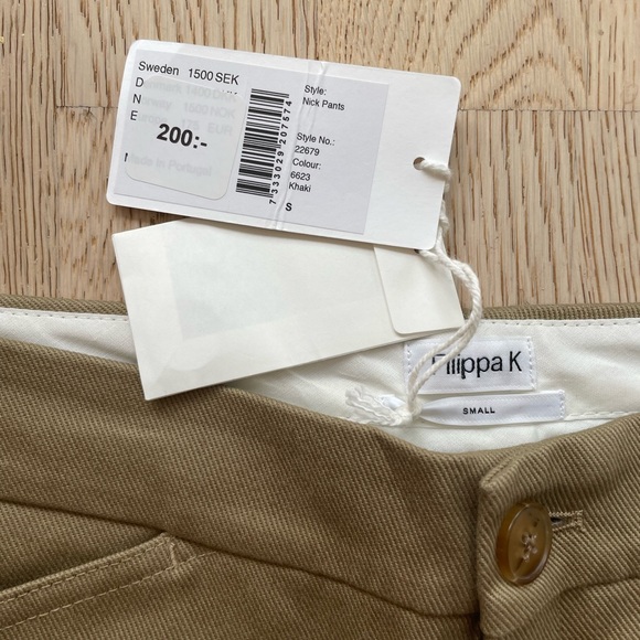 Filippa K cotton khaki pants - Picture 3 of 4
